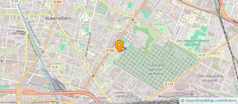 localisation de l'entreprise MAISON LEMOINE  PANTIN