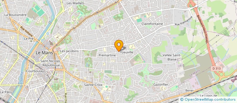 localisation de l'entreprise MAISON LEPERT  LE MANS