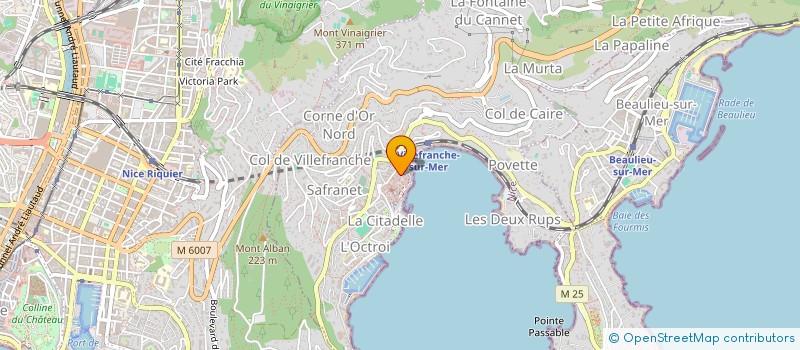 localisation de l'entreprise MAISON LES ABEILLES à VILLEFRANCHE-SUR-MER