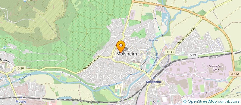 localisation de l'entreprise MAISON LES MUSES à MOLSHEIM