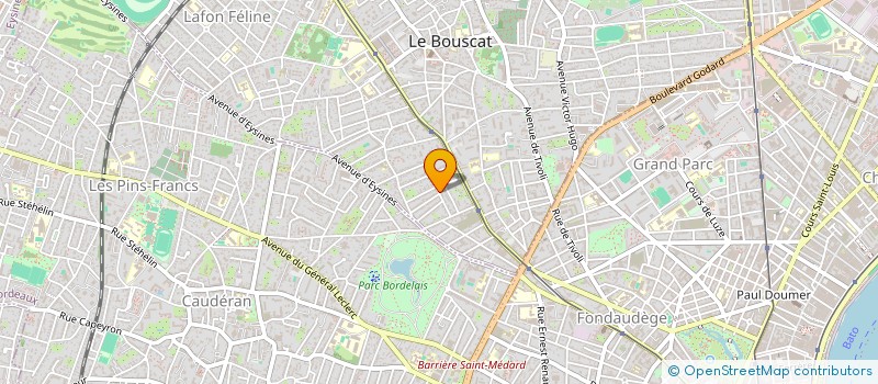 localisation de l'entreprise MAISON LESCHER  LE BOUSCAT