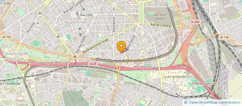 localisation de l'entreprise MAISON LEULEU à LILLE