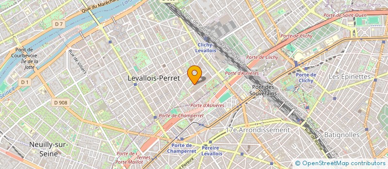 localisation de l'entreprise MAISON LEVANTIS à LEVALLOIS-PERRET