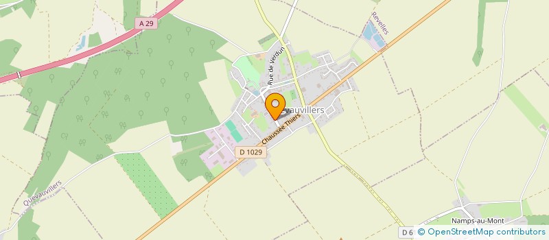 localisation de l'entreprise MAISON LEVASSEUR  QUEVAUVILLERS