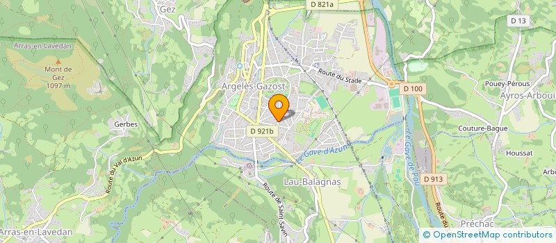 localisation de l'entreprise MAISON LIBERTE  ARGELES-GAZOST