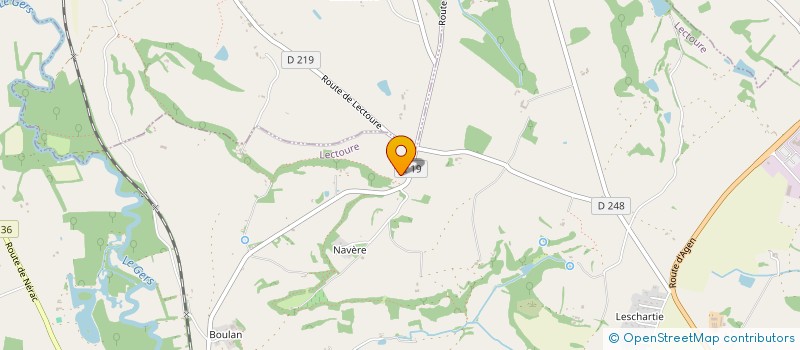 localisation de l'entreprise MAISON LIGARDES  LECTOURE