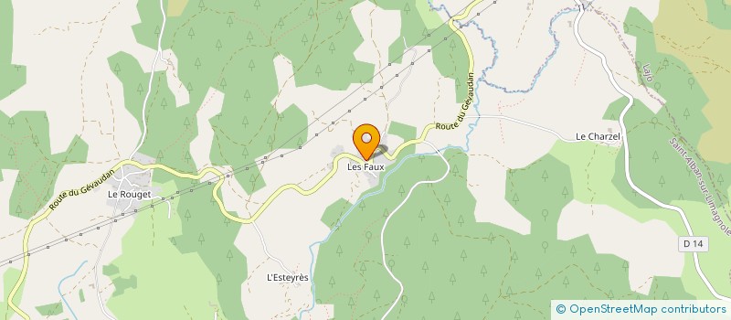 localisation de l'entreprise MAISON LILAS  SAINT-ALBAN-SUR-LIMAGNOLE