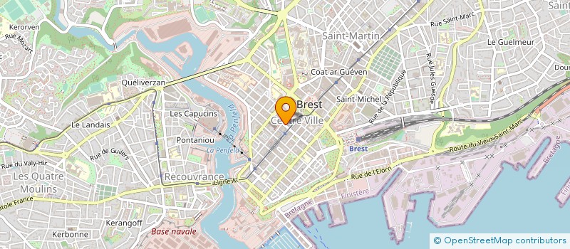 localisation de l'entreprise MAISON LINDIVAT à BREST