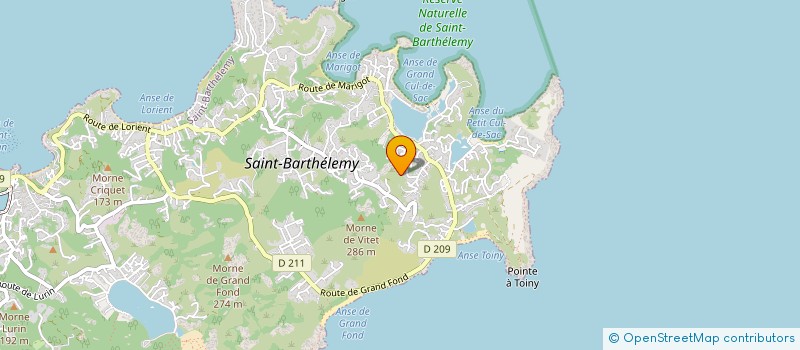 localisation de l'entreprise MAISON LIV  SAINT-BARTHELEMY