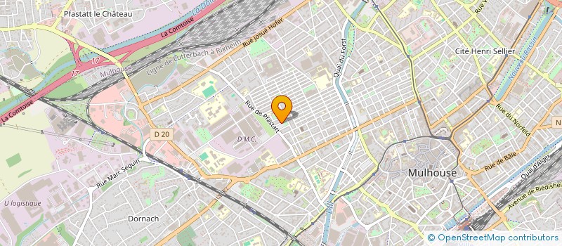 localisation de l'entreprise MAISON LOGAN SAS  MULHOUSE