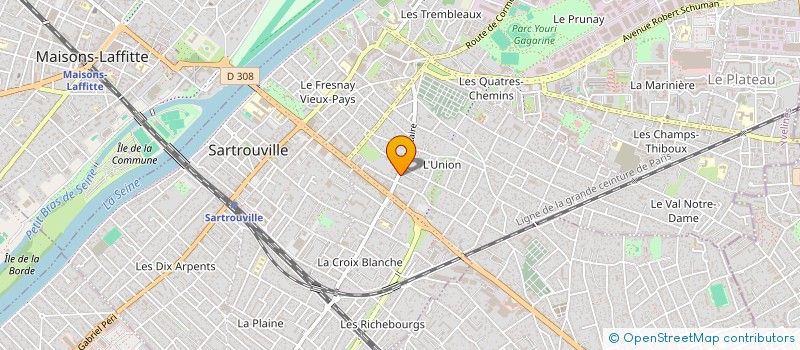 localisation de l'entreprise MAISON LOPES à SARTROUVILLE