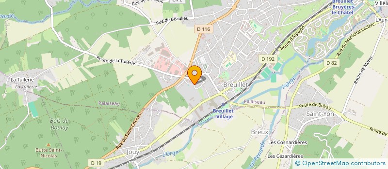 localisation de l'entreprise MAISON LORENTE à BREUILLET