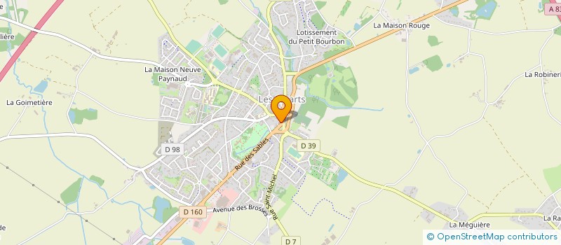 localisation de l'entreprise MAISON LORIEAU  ESSARTS-EN-BOCAGE