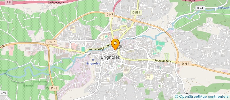 localisation de l'entreprise MAISON LOUISE BON à BRIGNOLES