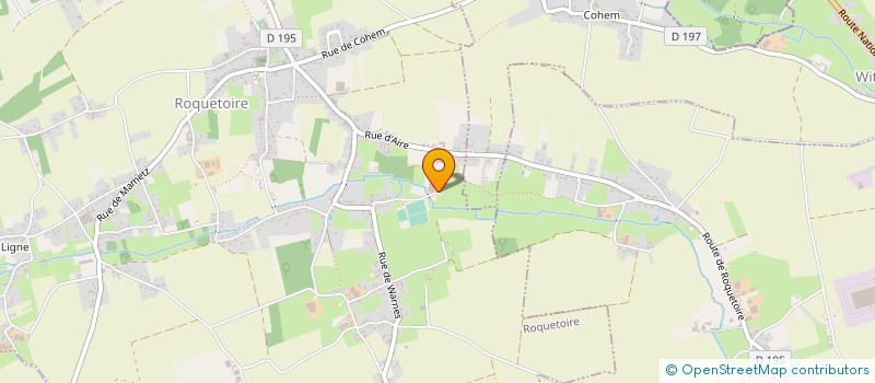 localisation de l'entreprise MAISON LOURDEL à ROQUETOIRE