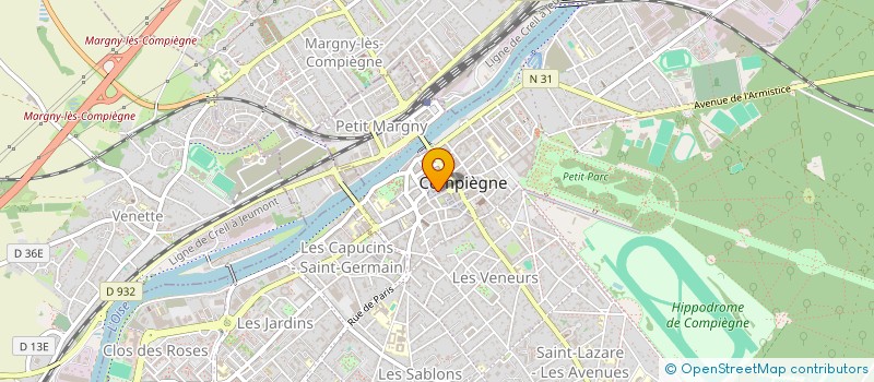 localisation de l'entreprise MAISON LOUVES COMPIEGNE à COMPIEGNE
