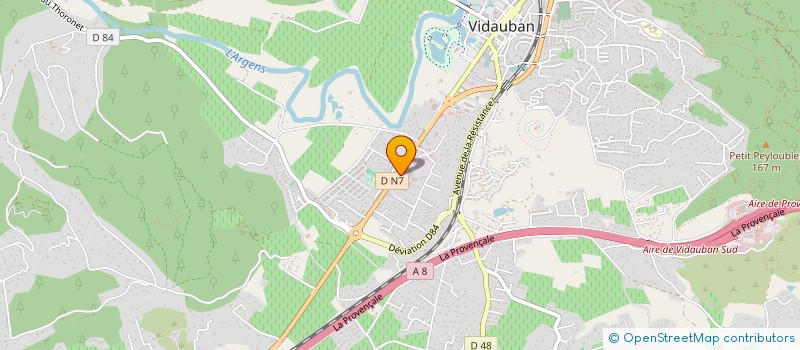 localisation de l'entreprise MAISON LS  VIDAUBAN