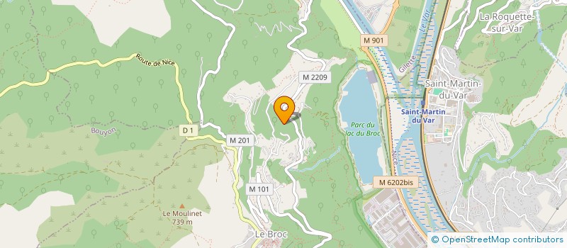 localisation de l'entreprise MAISON LUCE'IN  LE BROC