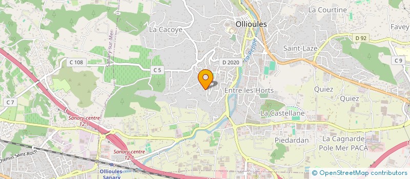 localisation de l'entreprise MAISON LUIGGI à OLLIOULES