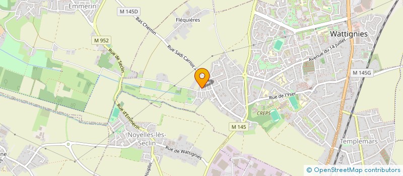 localisation de l'entreprise MAISON LUPI  WATTIGNIES