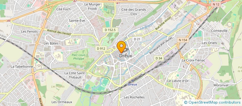 localisation de l'entreprise MAISON LYAUTEY à DREUX