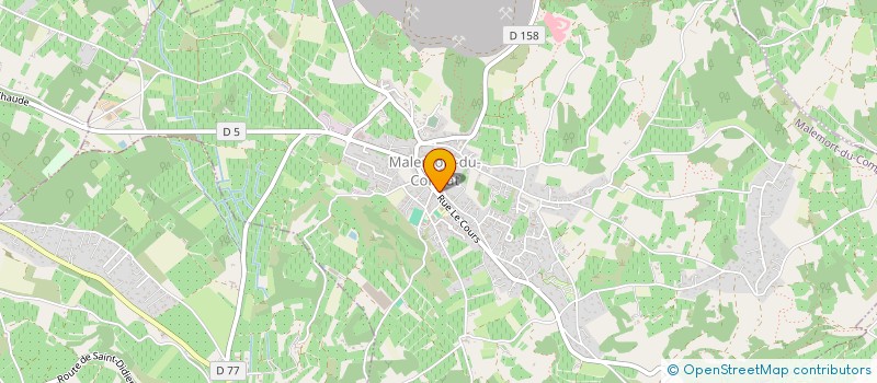 localisation de l'entreprise MAISON M  MALEMORT-DU-COMTAT