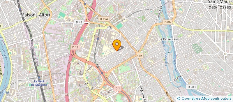 localisation de l'entreprise MAISON M  CRETEIL