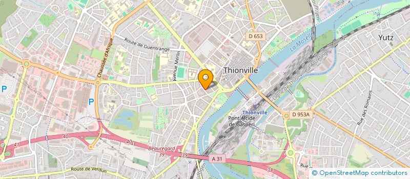 localisation de l'entreprise MAISON M&CO  THIONVILLE