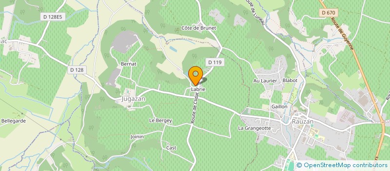 localisation de l'entreprise MAISON MA  JUGAZAN