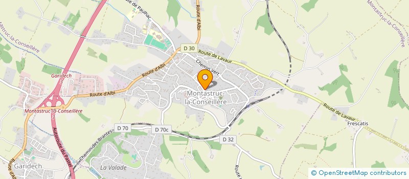 localisation de l'entreprise MAISON MADAME  MONTASTRUC-LA-CONSEILLERE