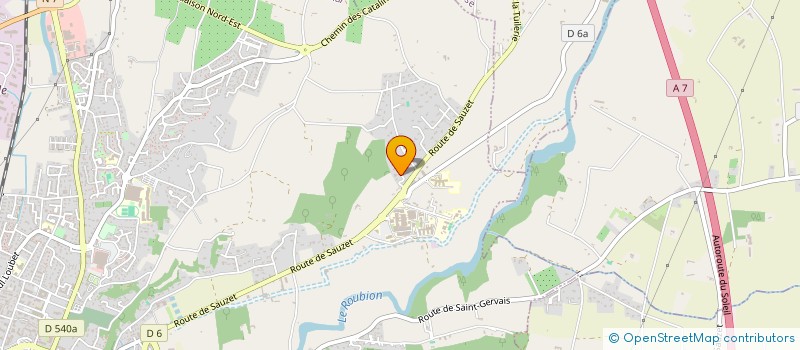 localisation de l'entreprise MAISON MADELEINE  MONTELIMAR