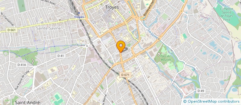 localisation de l'entreprise MAISON MADEN à TROYES