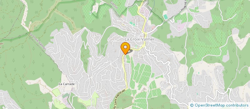 localisation de l'entreprise MAISON MADET  LA CROIX-VALMER