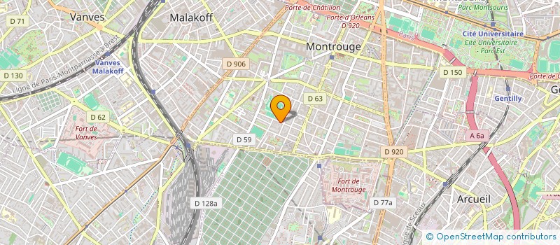 localisation de l'entreprise MAISON MAGIQUE  MONTROUGE