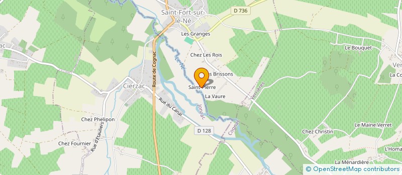 localisation de l'entreprise MAISON MAGNIE A.R à SAINT-FORT-SUR-LE-NE