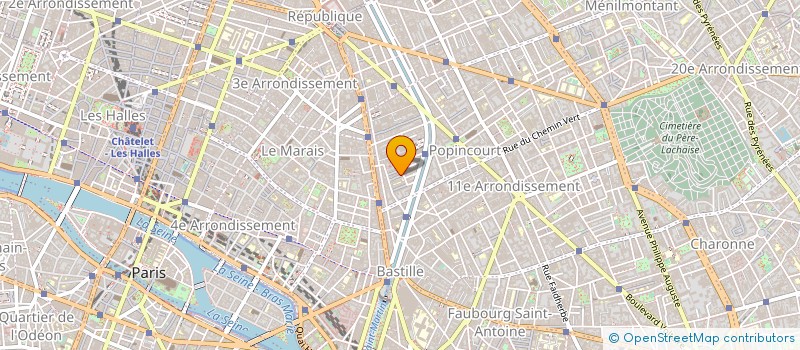 localisation de l'entreprise MAISON MAHIEU à PARIS