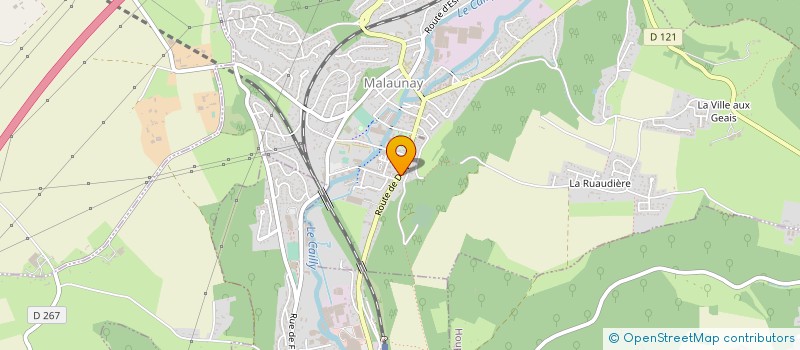 localisation de l'entreprise MAISON MAILLET CHARDON  MALAUNAY