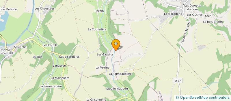 localisation de l'entreprise MAISON MAILLET ET SAGET  SASNIERES