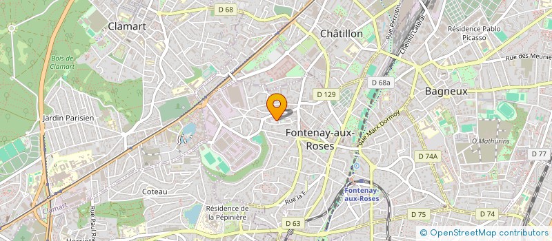 localisation de l'entreprise MAISON MAIROT à FONTENAY-AUX-ROSES