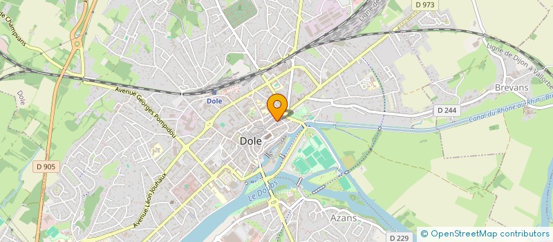 localisation de l'entreprise MAISON MAITRE à DOLE