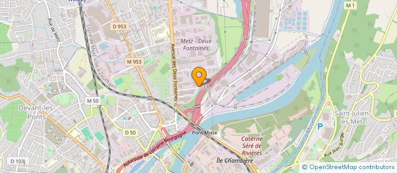 localisation de l'entreprise MAISON MAITRE BOULANGER  METZ