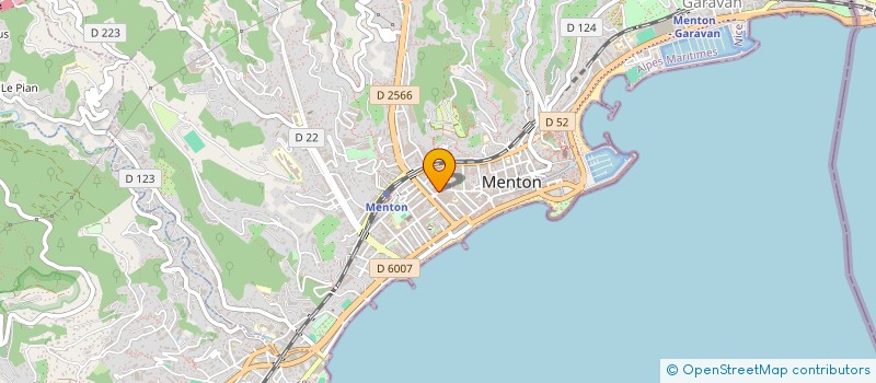 localisation de l'entreprise MAISON MAJORA  MENTON