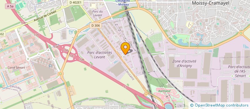 localisation de l'entreprise MAISON MAJUSCULE à MOISSY-CRAMAYEL