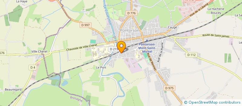 localisation de l'entreprise MAISON MAMA NEKO  PONTORSON