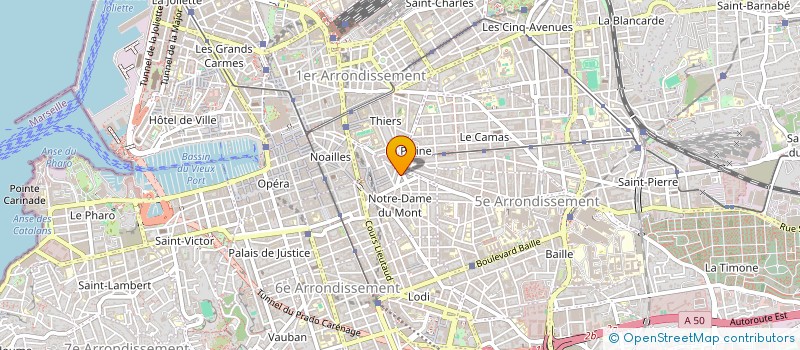 localisation de l'entreprise MAISON MANE à MARSEILLE