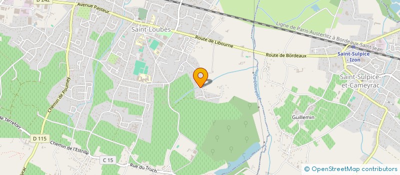 localisation de l'entreprise MAISON MAP  SAINT LOUBES