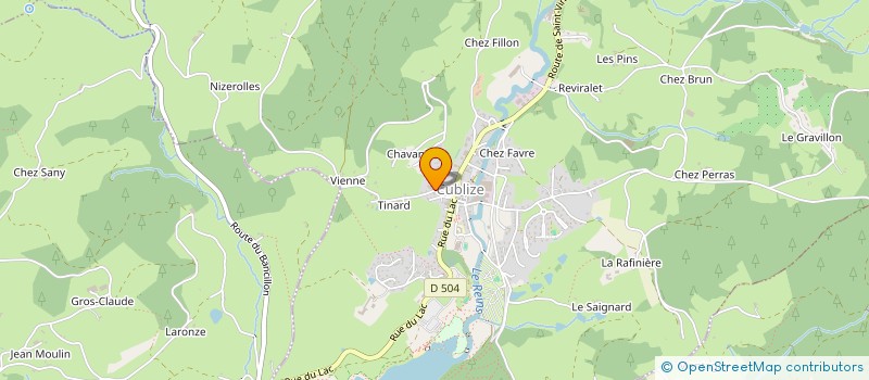 localisation de l'entreprise MAISON MARC  CUBLIZE