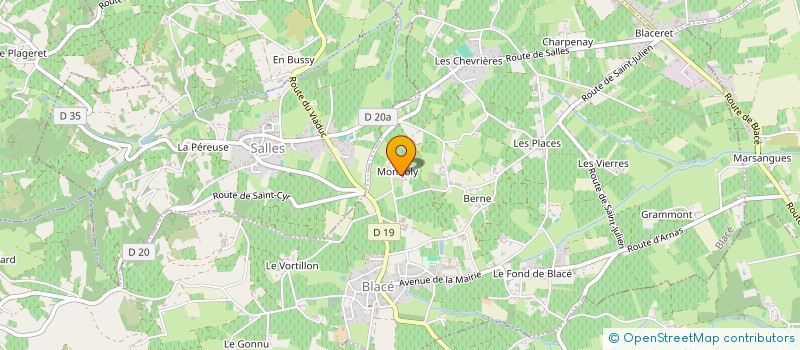 localisation de l'entreprise MAISON MARCEL  BLACE