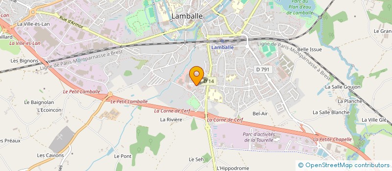 localisation de l'entreprise MAISON MARCELLO à LAMBALLE-ARMOR
