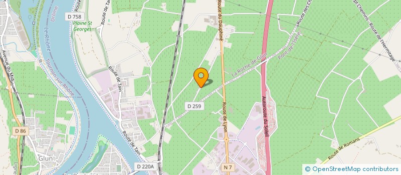 localisation de l'entreprise MAISON MARGAUX CONCIERGIE  LA ROCHE-DE-GLUN